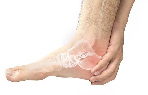 Vertical loading can cause a heel spur