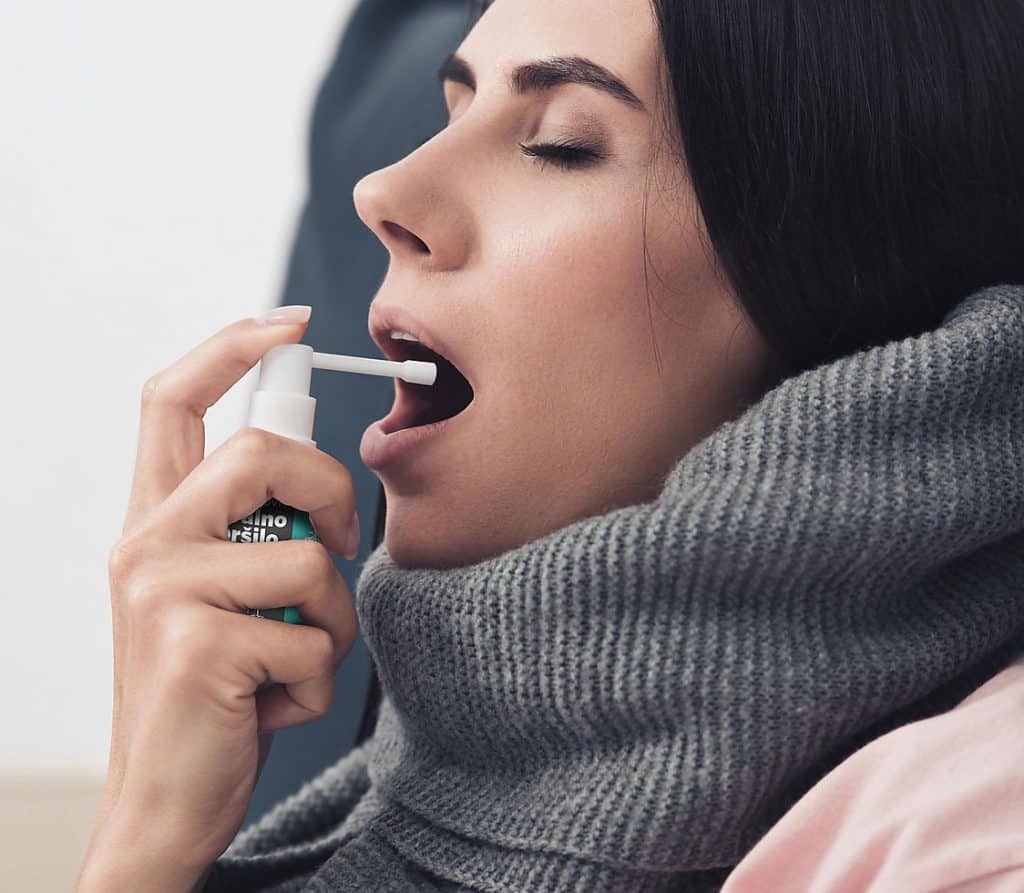 Halsschmerzen werden oft durch Erkältungen verursacht