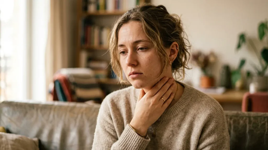 Boleče grlo je lahko virusnega, bakterijskega ali mehanksega izvora