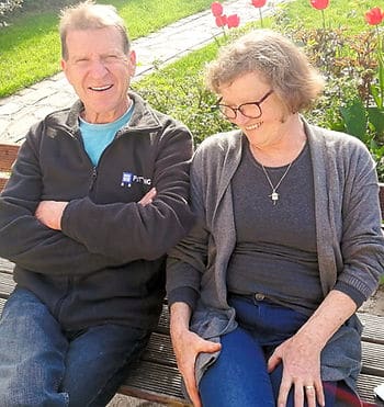 Ivo Konc s svojo ženo Viktorijo