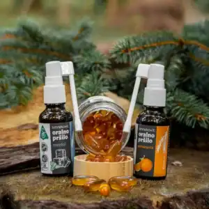 oralno pršilo in kapsule