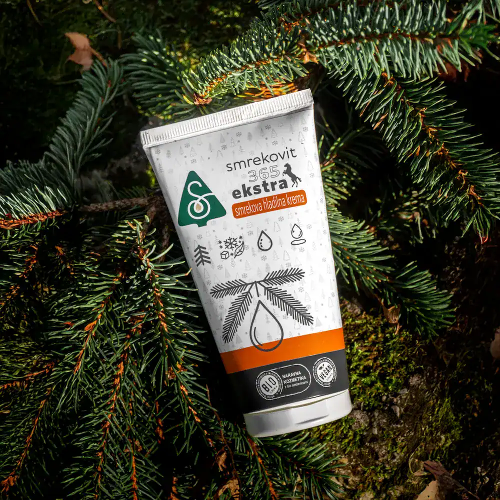 smrekova krema s hladilnim učinkom Smrekovit 365 Ekstra smrečje