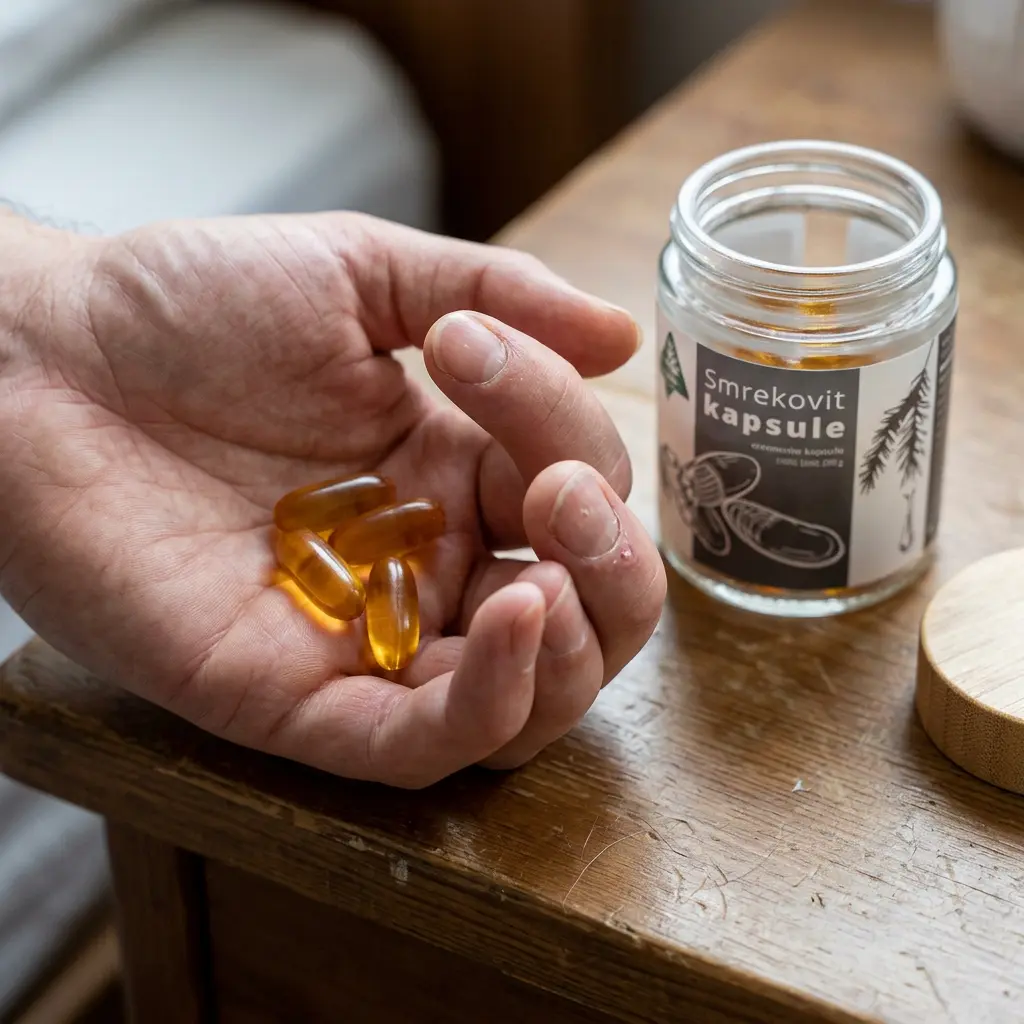 Prikaz uživanja kapsul