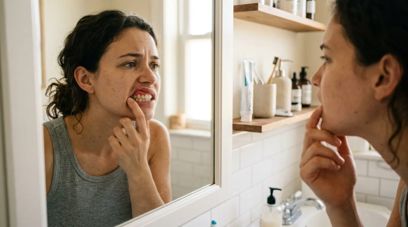 vnetje dlesni – otečene in občutljive dlesni